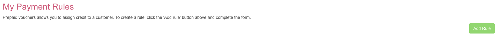Add rule button
